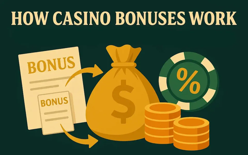 How casino bonuses work and understanding wagering requirements